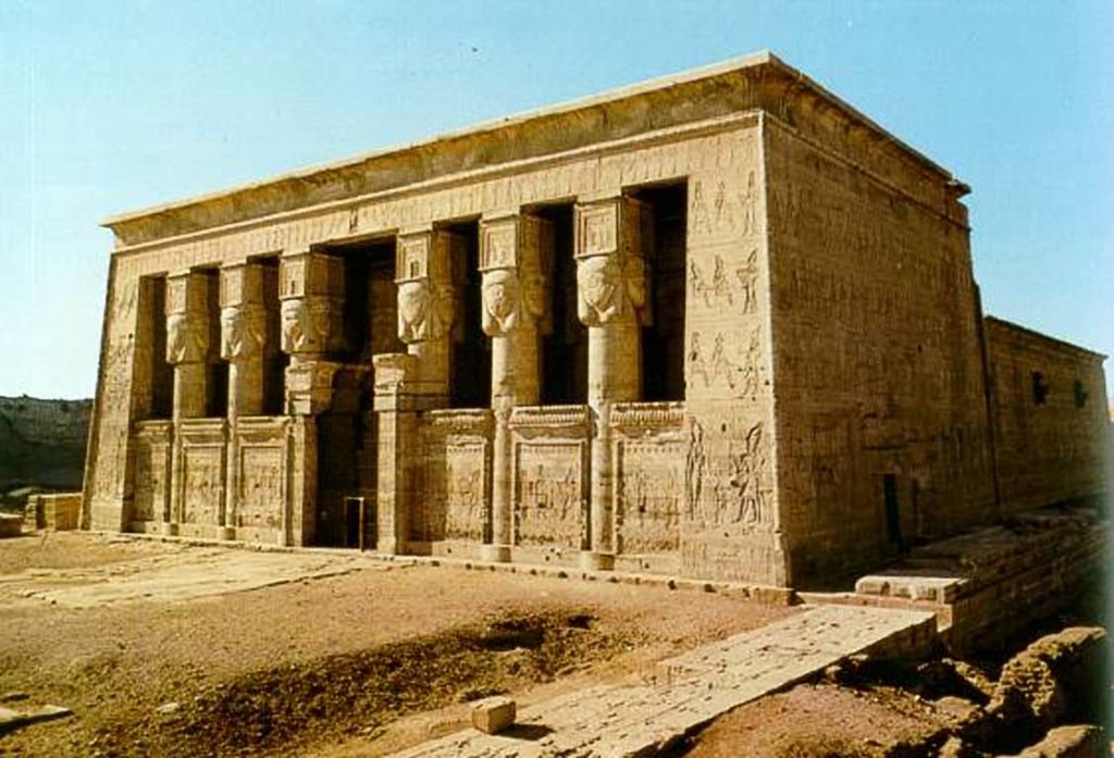 Dendera Temple; Built by Greek Ruler Ptolemy XII, Cleopatra's Father, Ancient Egypt